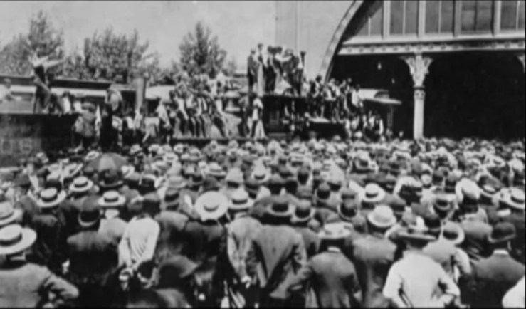 Strikers jeer US Marshall Barry Baldwin